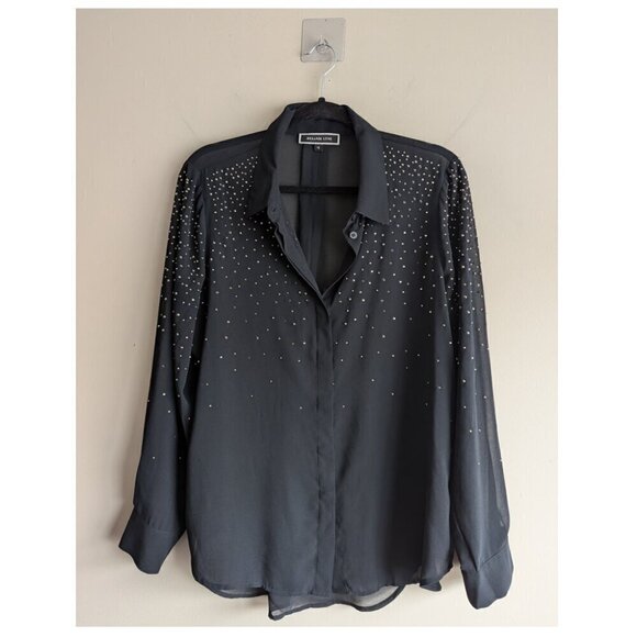 Melanie Lyne Woven blouse with jewel embellishments - Picture 6 of 10